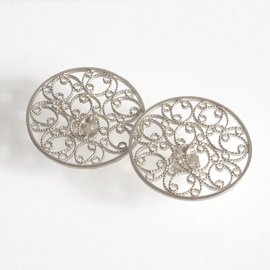 Traditional Caracol Circle Earrings