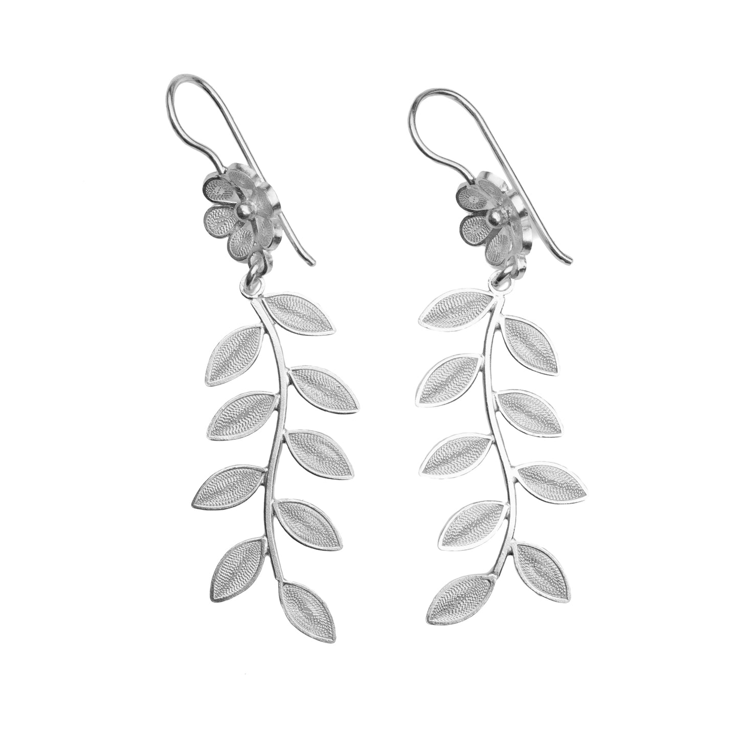 Botanical Jasmine Filigree Earrings