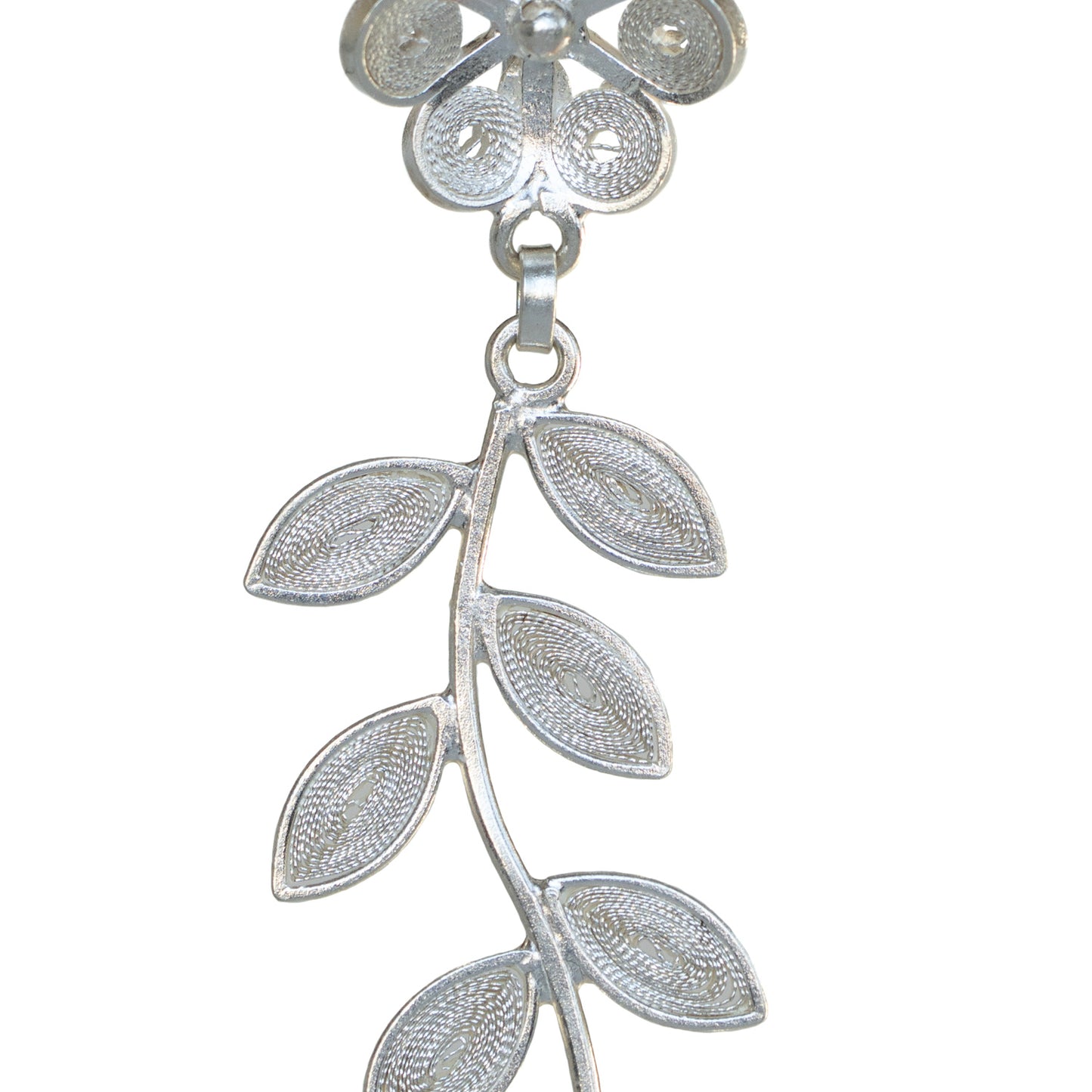 Botanical Jasmine Filigree Pendant