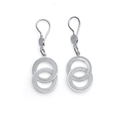 Linked Circles Filigree Drops