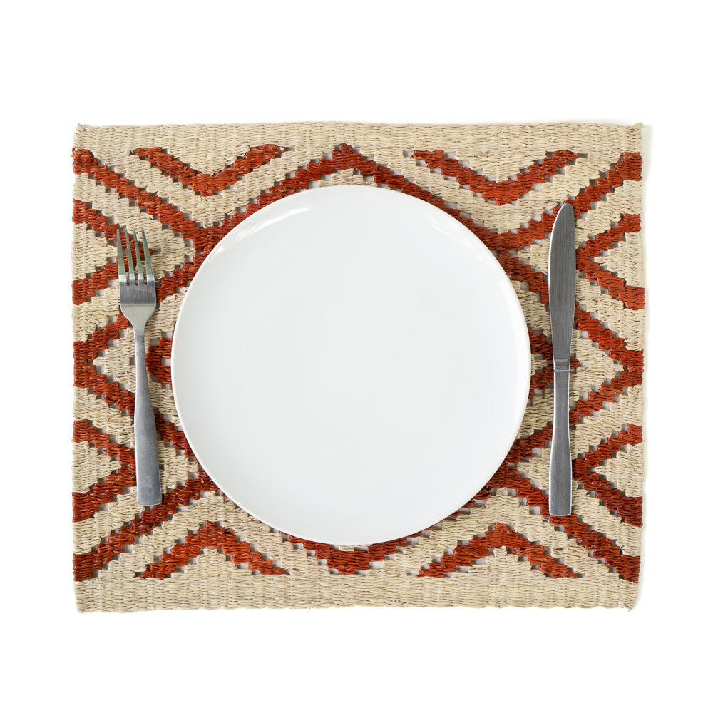 Red Palm Placemats