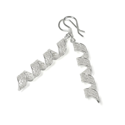 Modern Helix Filigree Earrings
