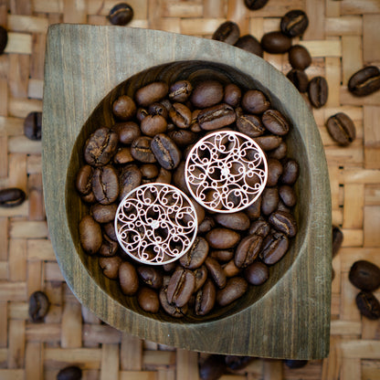 Traditional Caracol Circle Earrings